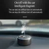 Diffuseurs d'huiles essentielles Intelligent Car Scent Aroma Machine USB Rechargeable Ultrasonic Oil Aromatherapy Parfum Diffuseur Désodorisant 230606