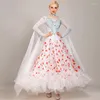 Stage Wear Ballroom Dance Competition Dresses Women Dress Standard Waltz Costumes Girls Big Swing