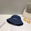 Brede Rand Hoeden Emmer Hoeden Opvouwbare Designer Denim Hoed Zomer Gewassen Emmer Hoeden Bob Caps Hip Hop Gorros Mannen Vrouwen