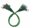 Braid Line 20st Anti Bite Steel Fishing 15cm30cm Wire Leader med svängbar tillbehör Olta Leadcore Leash 230606