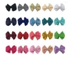 Haaraccessoires 5 stks/partij Seersucker Waffle Bows Voor Hoofdbanden Boutique Bow Bruidsboeket