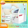 Machine laser HOT Diode Laser-r Hair Removal Machine 808 755 1064nm 3 Wavelength Ice Platinum rajeunissement de la peau Épilation permanente