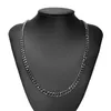 Chains 5/7 Mm Classic Curb Cuban Chain Necklace Punk Gun Black Hip Hop Long Men Women Jewelry Trendy Party Accessories