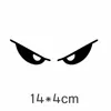 Car Fashion Evil Eyes Car Rearview Mirror Reflective Stickers Motorcycle Helmet Decor Decals Auto Styling Body Sticker