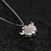 ペンダントネックレスアニメのメルマイドメロディーシェルロケットネックレスLuchia Rina Hanon Noel Karen Coco Sara Pendants for Women Choker Jewelry