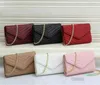 Kobiety kształtowe klapy łańcuchowe torby na ramię Messenger Bursurys Cross Body Designer torebka