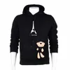 Hommes sweats à capuche hommes broderie sweat à capuche bambou chinois Harajuku pull coton automne Couple mode pulls décontractés JDSP