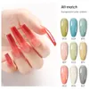 Dryers Jelly Gel 12pcs Set Semitransparent Nail Gel Polish Milky Nude Color Ice Through Effect Varnish Soak Off Uv Led for Nail Art