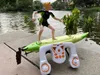 Electric RC Boats RC high speed surfboard 30km h remote control boat 2.4G extreme surfing figure fun speedboat water toy color character style 230607