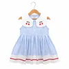 Robes De Fille D'été Fille Robe Brodée Fantaisie Princesse Pour Les Filles Petite Manches Volantes Vêtements Pour Enfants Bébé Enfants Vêtements R230607