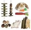 Speelgoed Huisdier Speelgoed Hamster Natuurlijk Houten Kauwspeelgoed Chinchilla Kooi Accessoires Konijn Speelgoed Houten Molaire Spies Takraw Knabbelset