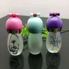 Smoking Pipes bongs Manufacture Hand-blown hookah Cute porcelain doll glass alcohol lamp