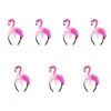 Bandana's 7 stuks Flamingo Hoofdband Festival Accessoires Decor Pography Props Luau Party Decorations Girl Summer Outfits