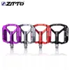 Bike Pedals ZTTO MTB Bearing Aluminum Alloy Flat Pedal Bicycle Good Grip Lightweight 916 Pedals Big For Gravel Bike Enduro Downhill JT01 230606