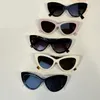 Black White/Grey Cat Eye Solglasögon 04YS Kvinnor Sunnies Gafas de Sol Sonnenbrille Shades UV400 Eyewear With Box