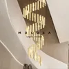 Pendelleuchten Treppe Kronleuchter Kristalllampe El Lobby Villa Ausstellung Moderne minimalistische Dachboden Bar Kunst personalisiert