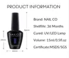 Sun Nailco 10 Pcs Fast Delivery Gel Nail Polish Nails Art Manicure Uv Semipermanent Varnish Hybrid Base and Top Coat Professionals