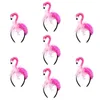 Bandana's 7 stuks Flamingo Hoofdband Festival Accessoires Decor Pography Props Luau Party Decorations Girl Summer Outfits