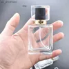 Fragrance 5pcs 50ml Transparent Black Perfume Bottles Travel Pocket Glass Spray Bottles Empty Bottles Mist Spray Bottle Dispenser Atomizer L230523