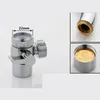 Kitchen Faucets 1Pcs 3 Way Switch Faucet Adapter Sink Splitter Diverter Valve Water Tap Connector For Shower Bathroom Accessories