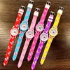 Children's watches Lovely Butterfly Printing Silicone Candy Jelly Quartz Watches For Kids Children Girls Students Party Gifts Clock 230606