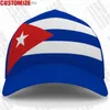 Cuba Berretto da baseball Free 3d Custom Made Nome Numero Team Cu Hat Cub Viaggio Nazione spagnola Ernesto Guevara Bandiera Copricapo cubano L230523