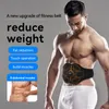 Core Abdominal Trainers Trainer Belt EMS Muscle Stimulator Vibration Electric Toning Belts Waist Belly Weight Loss Home Gym Fitness Equiment 230606