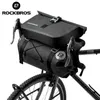 Packtaschen Taschen ROCKBROS Fahrradtasche Große Kapazität Wasserdichte Vorderrohr-Fahrradtasche MTB-Lenkertasche Frontrahmen-Kofferraumtasche Fahrradzubehör 230606