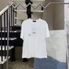 męskie tshirts designerskie męskie t -shirt moda letnia czarno -biała luksusowa top bawełniana rękawie