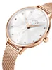 Wristwatches Four-leaf Clover Flower Julius Women's Watch Japan Mov't Hours Elegant Fashion Clock Stainless Steel Bracelet