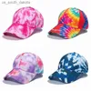 Nouveau Unisexe En Plein Air De Mode Graffiti Impression Casquette De Baseball Europe Hommes Tie Dye Réglable Chapeaux D'été Hip Hop Snapback Papa Chapeau L230523