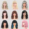 Shoulder Length Short Curly Wigs Full Head Cover Various Styles Available Versatile Look for Every Occasion High Quality Synthetic Materia