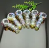 Курительные трубы Bongs Производство ручной кальяны кальян 3 шариковая стеклянная труба