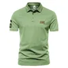 Mens Polos Summer High Quality Pure Color Lapel Slim Street Short Sleeve Outdoor Sports Tshirts Polo Shirt 230607