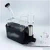 Smoking Pipes Sale Glass Bong Kit Hookahs Water Pipe Dab Rig In One With Quartz Banger Carb Cap Accessories Set For Wax Concentrate Dhjg8