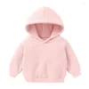 Vestes pull à capuche pour enfants Vêtements jeunes à sweat à sweat à sweat à sweat de haut et d'automne des garçons de haut niveau des filles