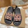 Дизайнерские тапочки Femme Fashion Letter Bur Slides Luxury Summer Dames Hotselling Flip Flat Rubber Gear Bottoms Sandal Beach Chaussu y1ed #