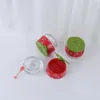 Bottiglie di stoccaggio Vuote 6g Lovely Strawberry Lip Mask Jar Bottle Film Box 50pz