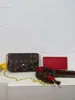 3A Quality handbags purses shoulder bags Women favorite mini pochette 3ps accessories cross body bag vintag leather multi color straps wall Broadband Shoulder Bag