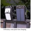 45LELSS Solar Lights Solar Clip Motion Sensor Lights 3 أوضاع 3 طرق تصاعد IP65 مصباح أمان لاسلكي مقاوم للماء للسياج ، سطح السفينة ، الجدار ، المرآب ، الفناء