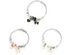 Kawaii pärlor melodi Kuro MI designer rostfria charms armband glad kärlek hjärtat charms armband flicka kawaii gåva