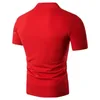 Mens Polos Dingshite Summer Casual Polo Shirt Män Kort ärm Affärsmodedesign Toppar Klänning för Clothin 230607