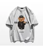 T-shirt da uomo T-shirt oversize in cotone Orso Grafica stampata T-shirt Fashion Designer di lusso Girocollo Top manica corta Abbigliamento donna estate 230607