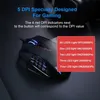 Mouse da gioco Impact Redragon 2024 M908 USB cablato RGB Mouse da gioco 12400 DPI 17 pulsanti Gioco programmabile Mouse ottico Retroilluminazione PC portatile Compuwchn