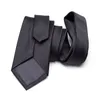 Nackband män slips 8 cm 7cm 6 cm klassisk svart smal för män tillbehör slips bröllop fest formell klänning avslappnad solida gåvor 230605