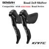 Desviadores de bicicleta SENSAH Road Bike Shifter 2x8 2X9 2X11 Alavanca de freio de velocidade para Ultglegra 105 Sora Claris 230606