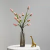 Decoratieve Bloemen Ananas Lange Tak Woonkamer Decor Zijde Kunst Flores Nep Planten Po-Props Tuinfeest Ornamenten