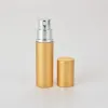 Parfymflaska Aluminium Anodiserad kompakt Atomizer Fragrance Glass Scent Travel Refillable Makeup Spray Bottles Party Favor JN07