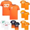 T-shirts masculins F1 T-shirt Formule 1 Équipe Costume de course T-shirts Summer Motorsport rapide Dry-Dry Sleeve Tops Fashion Round Neck Car Workwear T-shirts UO7G