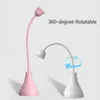 Torktumlare Desktop Readgeble Manicure Lamp Nail Patch Mini Quick Dry Phototerapy Machine 360Gree Rotertable Roseshaped Curing Lamp